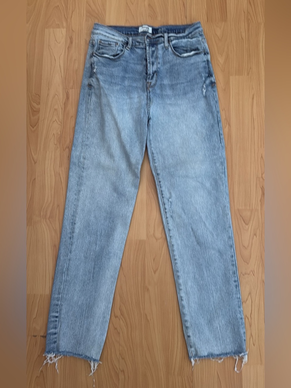 Kensie Light Wash Blue Straight Jeans